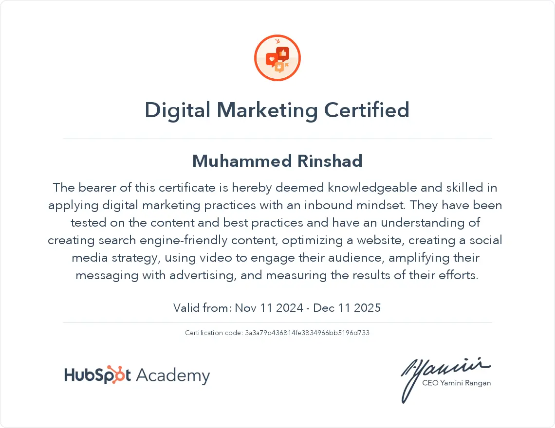 Freelance Digital Marketing Expert in Dubai